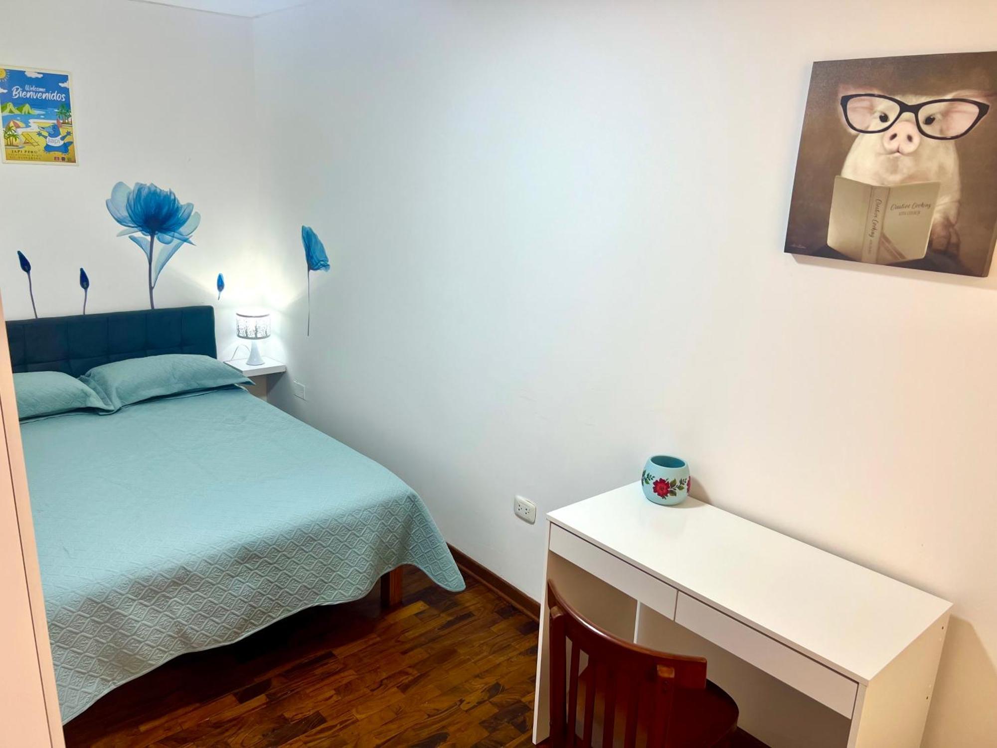 Apartment San Miguel, Lindo Depa, 3 Camas, Internet Y Cable *